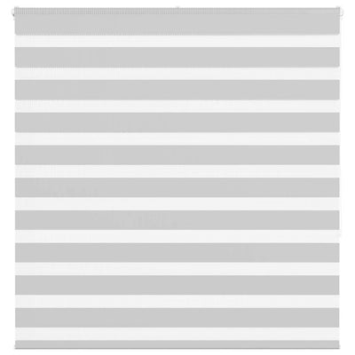 Vidaxl Zebra Roller Blind 140x150 CM Fabric Ancho 135.9 cm de gris claro