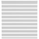 Vidaxl zebra rolgordijn 145x150 cm stofbreedte 140,9 cm lichtgrijs