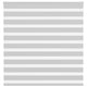 Vidaxl zebra rullo cieco 150x150 cm di larghezza di polvere 145,9 cm grigio chiaro