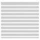 Vidaxl Zebra Roller Blind 155x150 CM Fabric Ancho 150.9 cm de gris claro