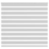 Vidaxl Zebra Roller Blind 160x150 CM Fabric Ancho de 155.9 cm de gris claro