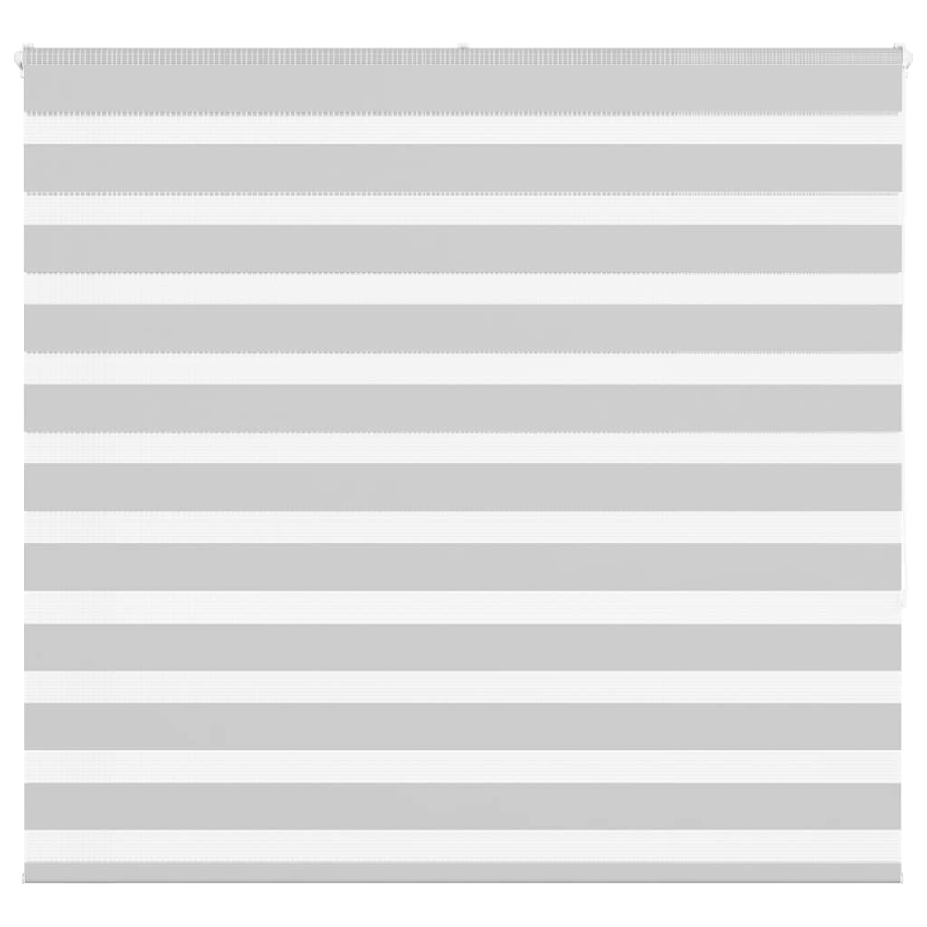 Vidaxl Zebra Roller Blind 160x150 CM Fabric Ancho de 155.9 cm de gris claro