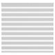 Vidaxl Zebra Roller Blind 160x150 CM Fabric Ancho de 155.9 cm de gris claro