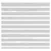 Vidaxl Zebra Roller Blind 165x150 cm ancho de polvo 160.9 cm de gris claro