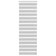 Vidaxl Zebra Roller Blind 75x200 CM Fabric Ancho 70.9 cm de gris claro