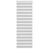 Vidaxl Zebra Roller Blind 80X200 CM Ancho de polvo de 75.9 cm de gris claro