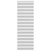 Vidaxl zebra rullo cieco 85x200 cm Larghezza tessuto 80,9 cm grigio chiaro