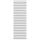 Vidaxl Zebra Roller Blind 85x200 cm Ancho de tela 80.9 cm de gris claro