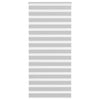 Vidaxl Zebra Roller Blind 100x200 cm Ancho de polvo de 95.9 cm de gris claro
