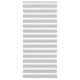 Vidaxl Zebra Roller Blind 105x200 CM Fabric Ancho 100.9 cm de gris claro