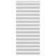 Vidaxl Zebra Roller Blind 110x200 CM Fabric Ancho 105.9 cm de gris claro