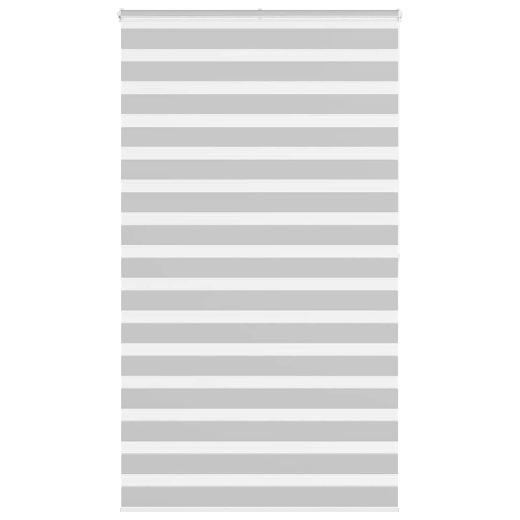 Vidaxl Zebra Roller Blind 120x200 CM Fabric Ancho 115.9 cm de gris claro