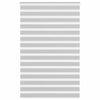 Vidaxl Zebra Roller Blind 140x200 CM Fabric Ancho 135.9 cm de gris claro
