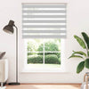 Vidaxl Zebra Roller Blind 140x200 CM Fabric Ancho 135.9 cm de gris claro