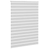 Vidaxl Zebra Roller Blind 155x200 CM Fabric Ancho 150.9 cm de gris claro