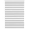 Vidaxl Zebra Roller Blind 160x200 CM Fabric Ancho de 155.9 cm de gris claro