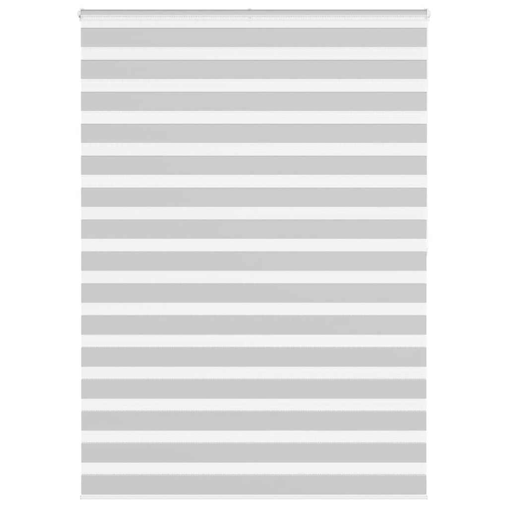 Vidaxl Zebra Roller Blind 160x200 CM Fabric Ancho de 155.9 cm de gris claro