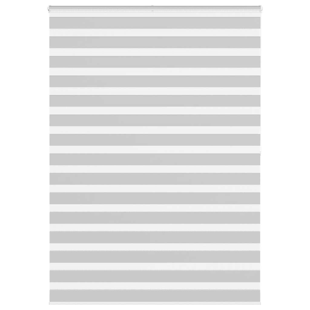 Vidaxl Zebra Roller Blind 165x200 CM Fabric Ancho 160.9 cm de gris claro