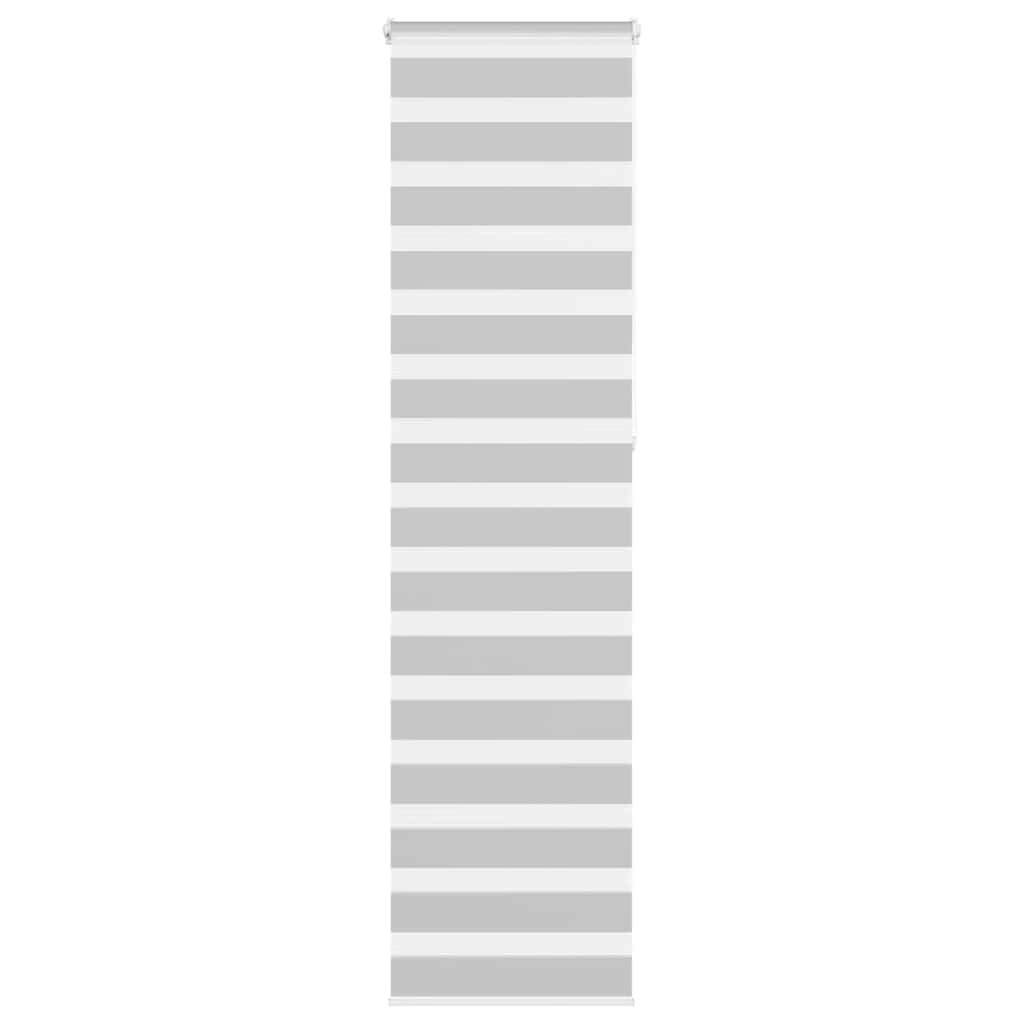 Vidaxl zebra rullo cieco 60x230 cm larghezza del tessuto 55,9 grigio chiaro