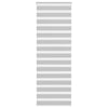 Vidaxl Zebra Roller Blind 70x230 CM Fabric Ancho de 65.9 cm de gris claro