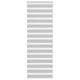 Vidaxl Zebra Roller Blind 70x230 CM Fabric Ancho de 65.9 cm de gris claro