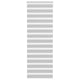 Vidaxl Zebra Roller Blind 80x230 CM Fabric Ancho de 75.9 cm de gris claro