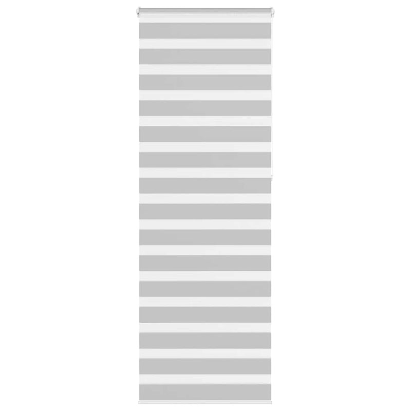Vidaxl Zebra Roller Blind 80x230 CM Fabric Ancho de 75.9 cm de gris claro