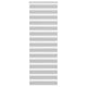 Vidaxl Zebra Roller Blind 90x230 CM Fabric Ancho 85.9 cm de gris claro