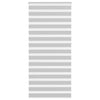 Vidaxl Zebra Roller Blind 100x230 CM Fabric Ancho de 95.9 cm de gris claro