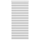 Vidaxl Zebra Roller Blind 100x230 CM Fabric Ancho de 95.9 cm de gris claro