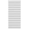 Vidaxl zebra rolgordijn 105x230 cm stofbreedte 100,9 cm lichtgrijs