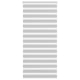 Vidaxl Zebra Roller Blind 105x230 cm de ancho de tela 100.9 cm de gris claro