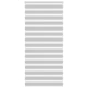 Vidaxl Zebra Roller Blind 110x230 cm de ancho de tela 105.9 cm de gris claro