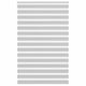 Vidaxl Zebra Roller Blind 140x230 CM Fabric Ancho 135.9 cm de gris claro