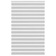 Vidaxl Zebra Roller Blind 150x230 CM Fabric Ancho 145.9 cm de gris claro