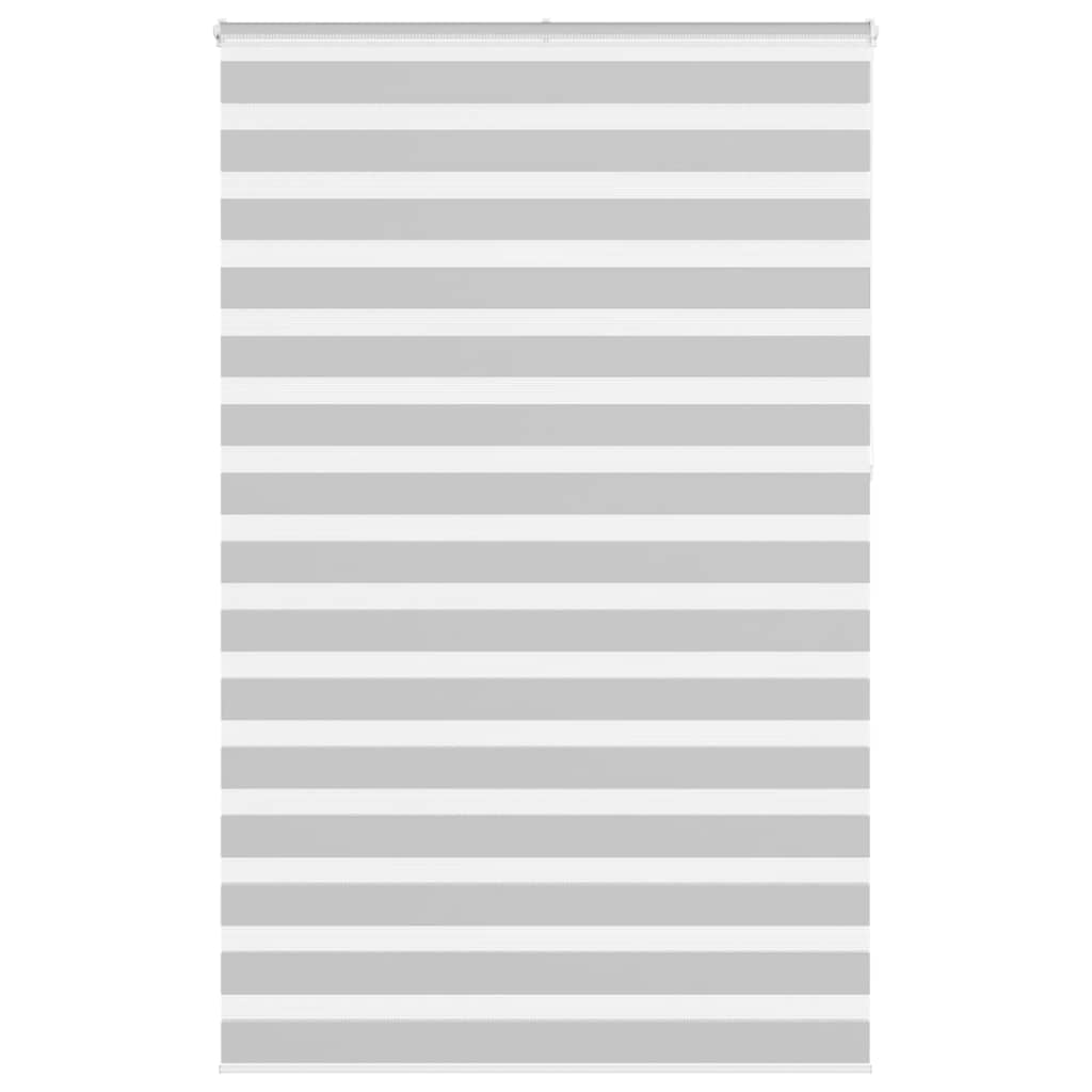 Vidaxl Zebra Roller Blind 150x230 CM Fabric Ancho 145.9 cm de gris claro