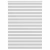 Vidaxl Zebra Roller Blind 155x230 CM Fabric Ancho de 150,9 cm de gris claro