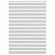 Vidaxl Zebra Roller Blind 160x230 CM Fabric Ancho de 155.9 cm de gris claro