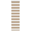 Vidaxl zebrajalind 40x100 cm Larghezza in tessuto 35,9 cm Polyester Sand Brown
