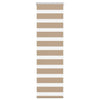 Vidaxl zebra blind 45x100 cm stofbreedte 40,9 cm polyester zandbruin