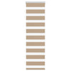 Vidaxl zebra blind 50x100 cm stofbreedte 45,9 cm polyester zandbruin