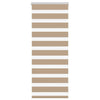 Vidaxl zebra blind 60x100 cm stofbreedte 55,9 cm polyester zandbruin