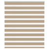 Vidaxl zebra blind 120x100 cm stofbreedte 115,9 cm polyester zandbruin