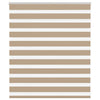 Vidaxl zebra blind 135x100 cm stofbreedte 130,9 cm polyester zandbruin