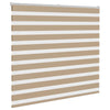 Vidaxl zebra blind 155x100 cm stofbreedte 150,9 cm polyester zandbruin