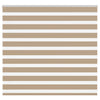 Vidaxl zebra blind 165x100 cm stofbreedte 160,9 cm polyester zandbruin