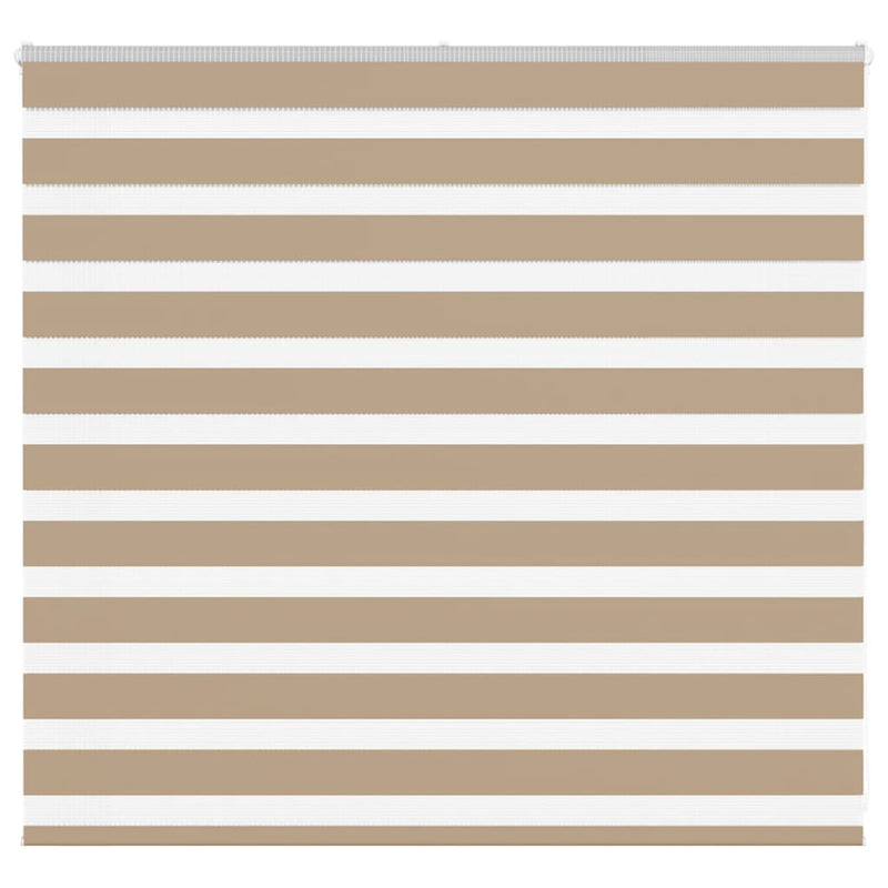 Vidaxl zebra blind 165x100 cm stofbreedte 160,9 cm polyester zandbruin
