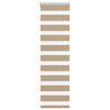Vidaxl zebra blind 50x150 cm stofbreedte 55,9 cm polyester zandbruin