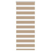 Vidaxl zebra blind 60x150 cm stofbreedte 55,9 cm polyester zandbruin