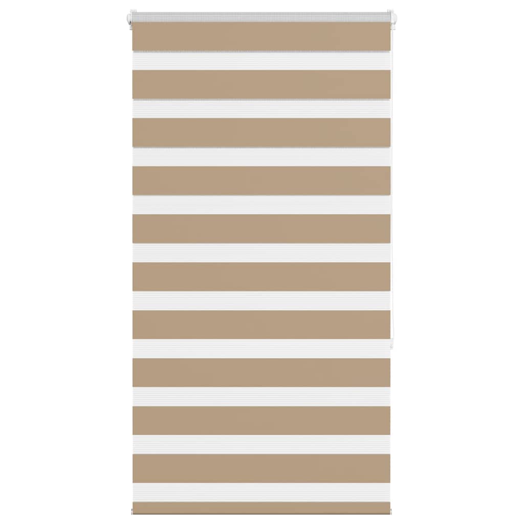 Vidaxl zebra blind 70x150 cm stofbreedte 65,9 cm polyester zandbruin